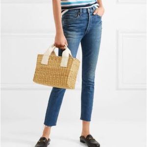 RE/DONE high-rise skinny dark jeans